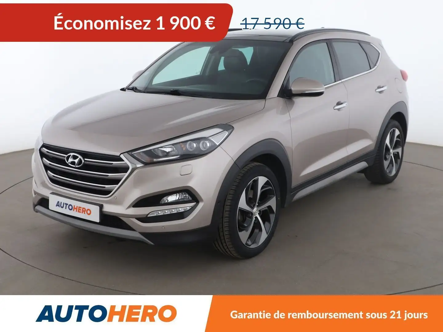 Hyundai TUCSON 1.7 CRDi Executive DCT-7 Gris - 1