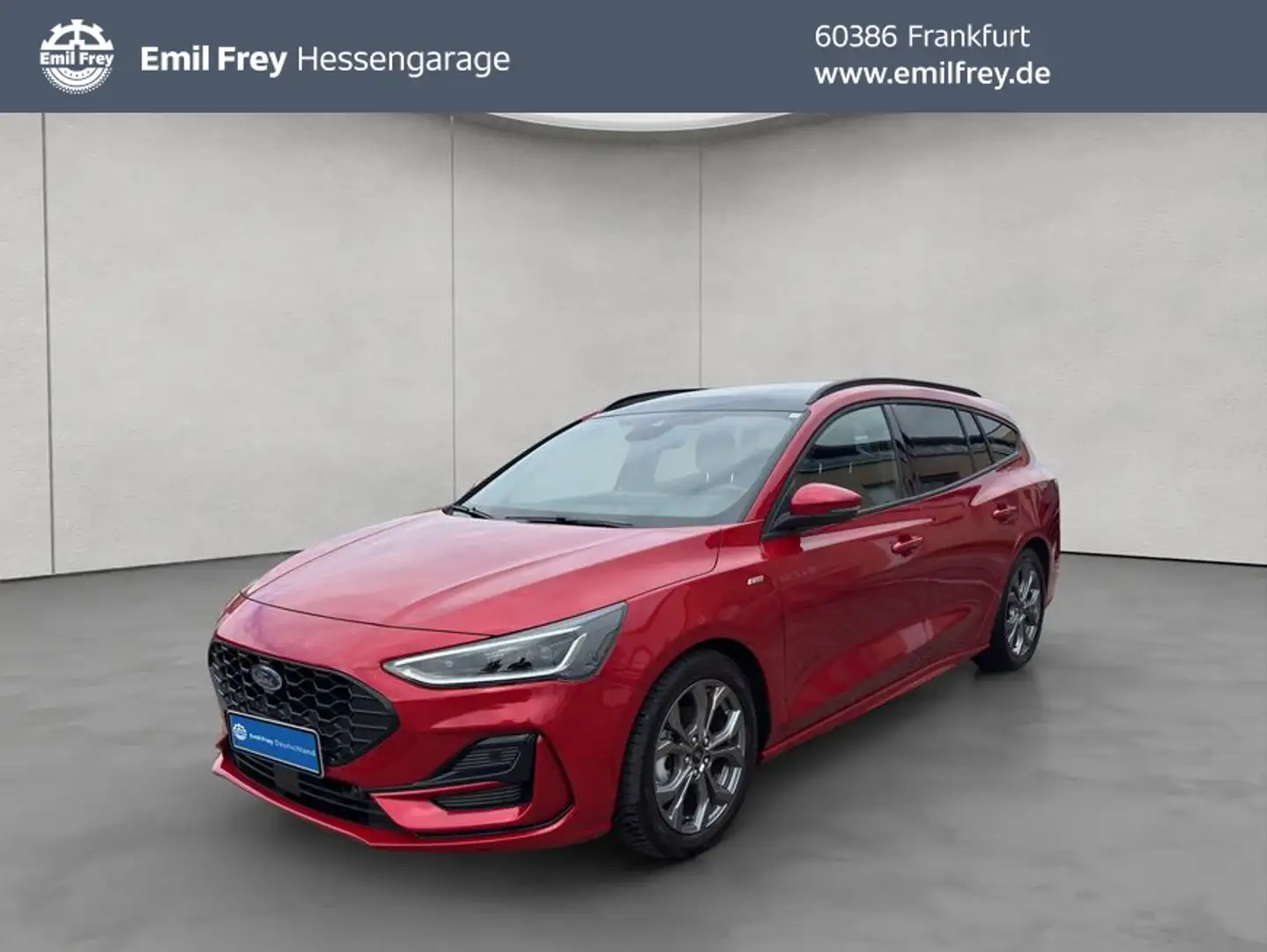 Ford Focus Turnier 1.0 EcoBoost Hybrid Aut. ST-LINE Rot - 1