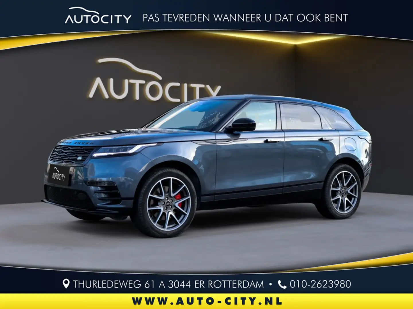 Land Rover Range Rover Velar Facelift P400e AWD Dynamic HSE Pano l Black Pack Gris - 1
