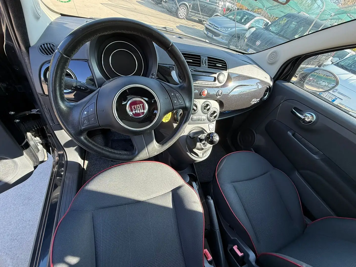 Fiat 500 1.2 Lounge NEO-PATENTATI Noir - 2