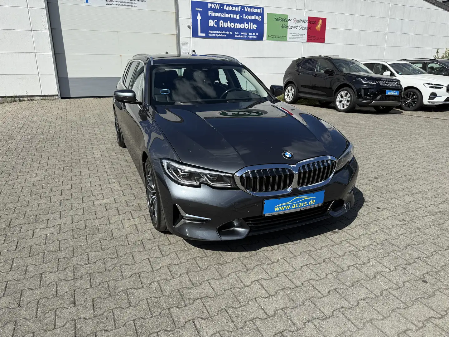 BMW 320 320dA Luxury L 2,0 Navi LED Leder Head-Up SHA SWA Gris - 2