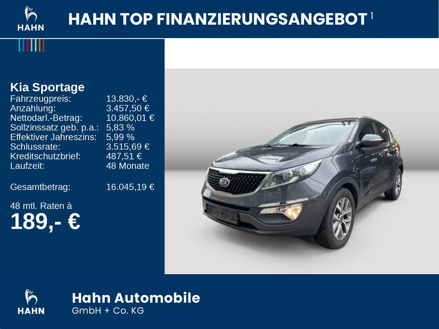 Kia Sportage 1.6 GDI Dream Team 2WD 99kW Gris - 2