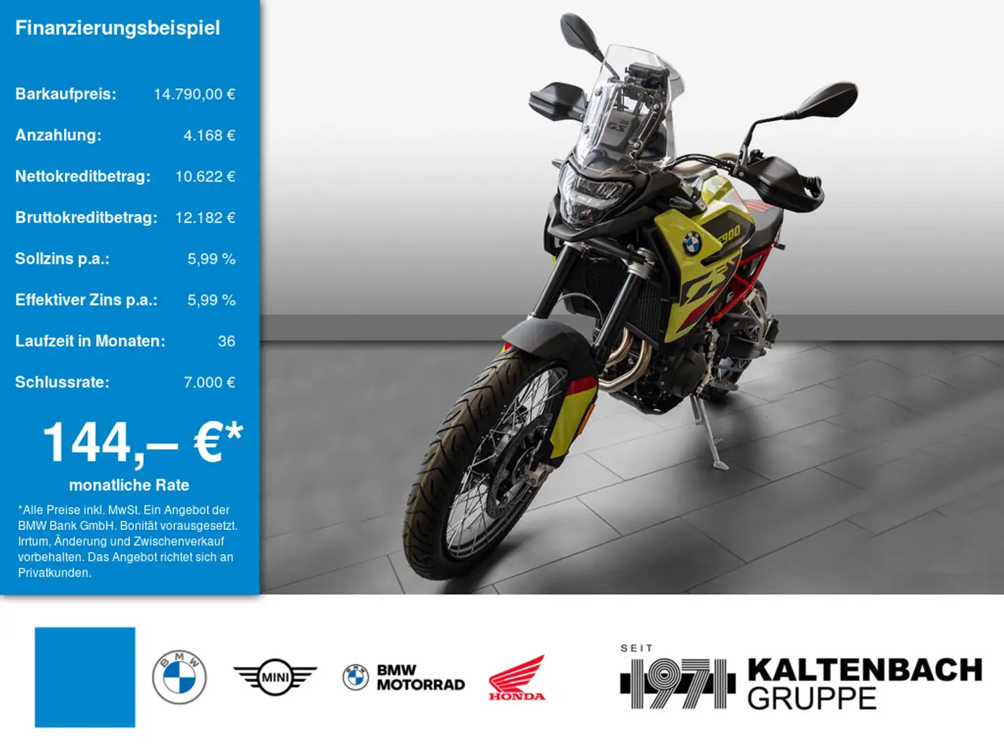 BMW F 900 GS AKRAPOVIC DYNAMIC-P. GRIFFHEIZUNG Galben - 1