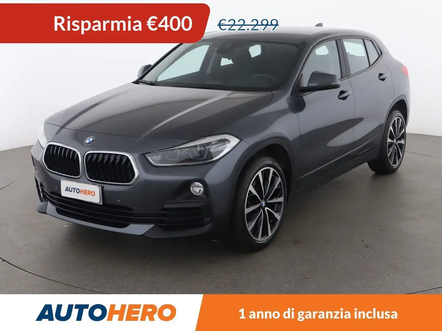 BMW X2 sDrive 18d Business-X Gris - 1