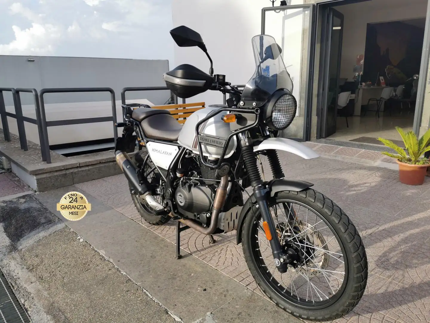 Royal Enfield Himalayan 411 * Euro 4 - 25 Cv - Abs * RATE AUTO MOTO SCOOTE Argintiu - 2