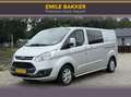 Ford Transit Custom 290 2.2 TDCI L2H1 DC LEER/2x SCHUIFDEUR Zilver - thumbnail 1