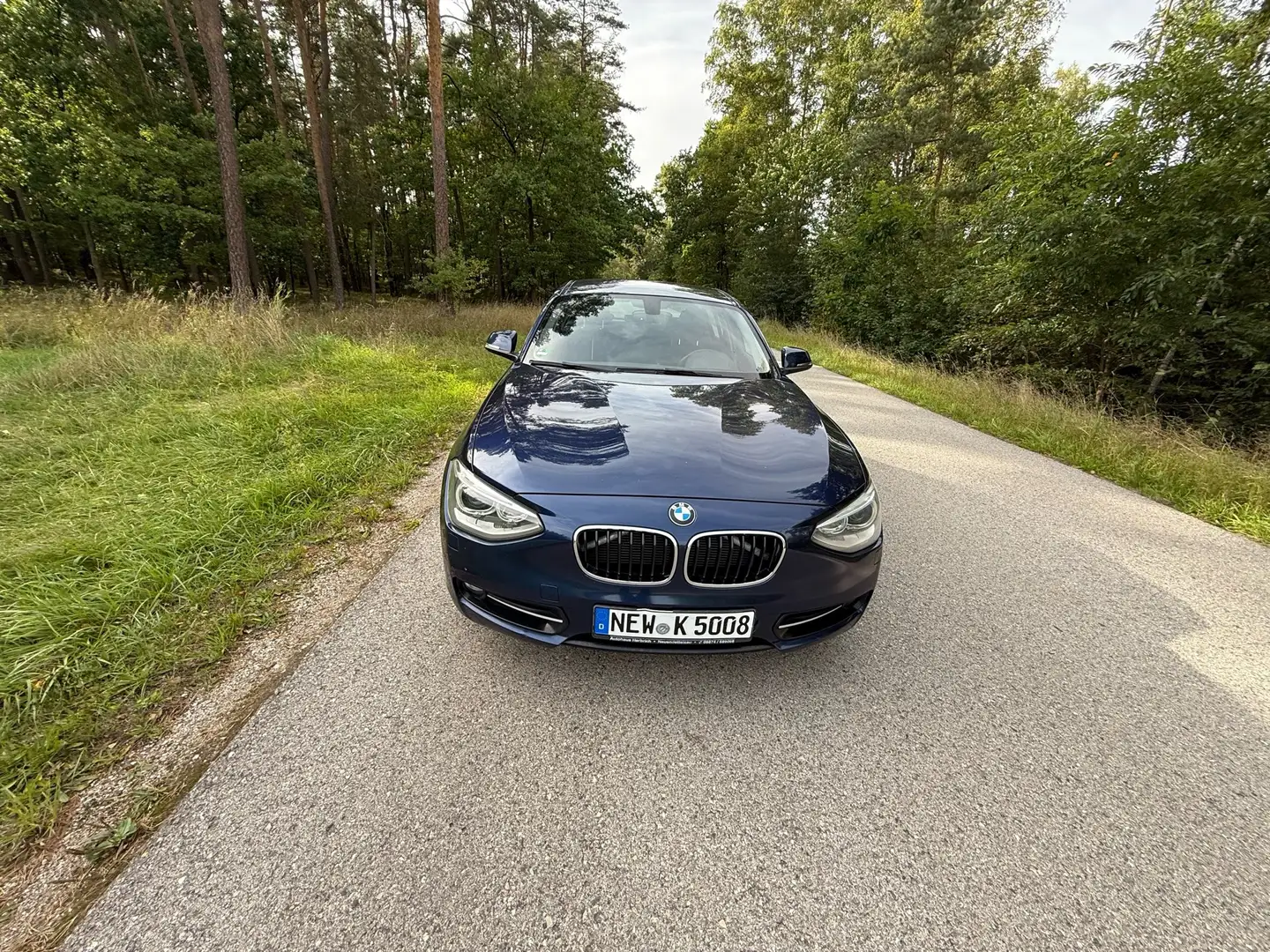BMW 118 118d Modrá - 1