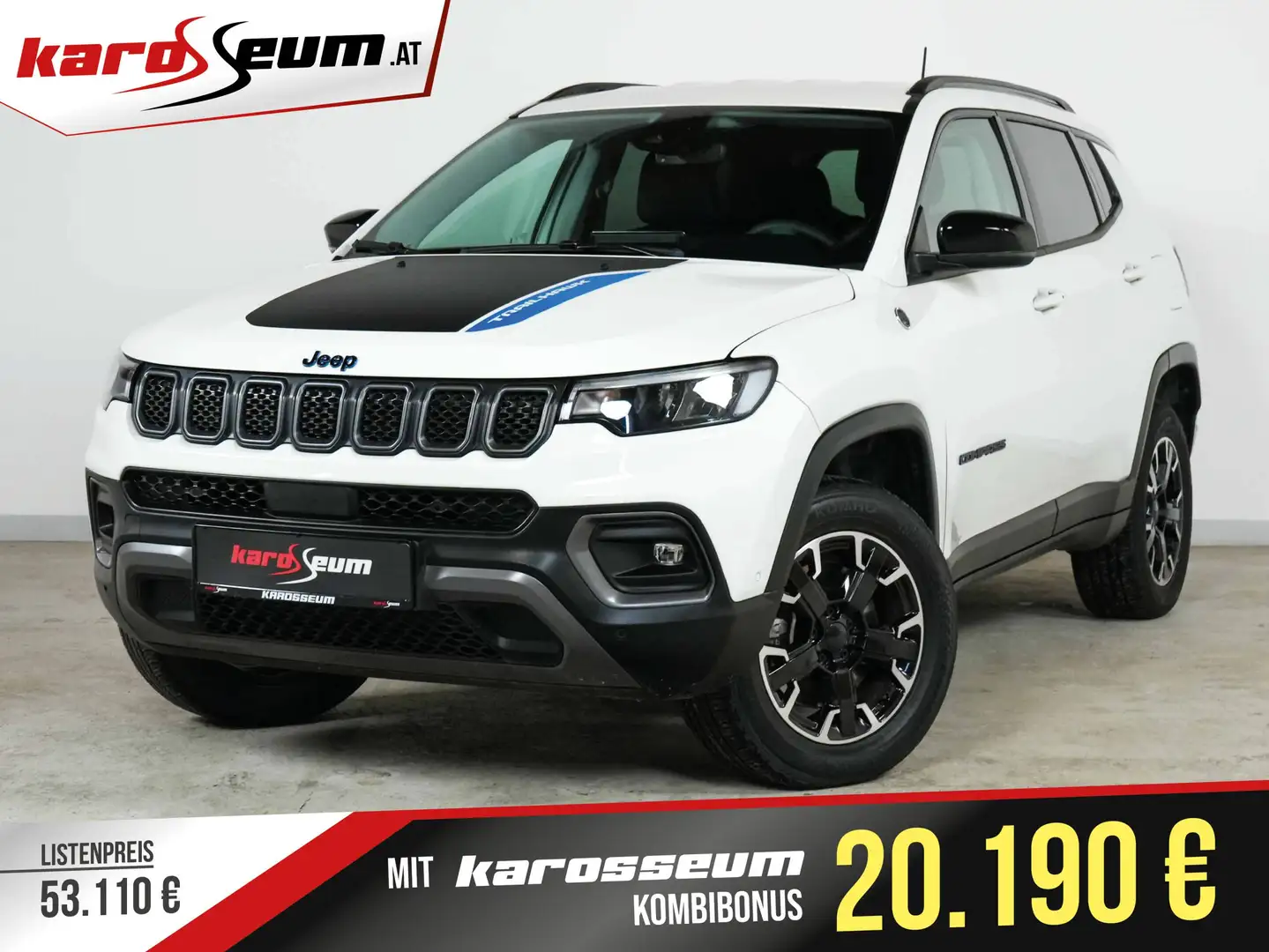 Jeep Compass Trailhawk | TRAUMZUSTAND | Allrad | 240 PS | Led Weiß - 1