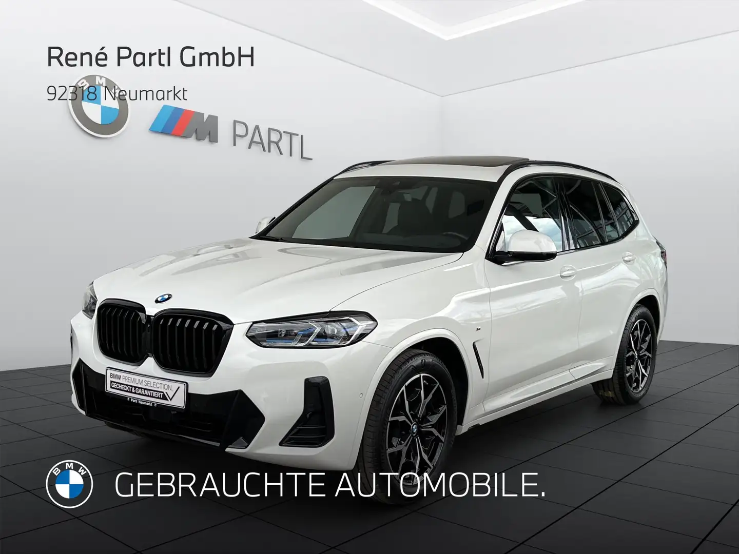 BMW X3 xDrive20d M-Sport Laser ACC RFK HiFi Pano AHK Weiß - 1