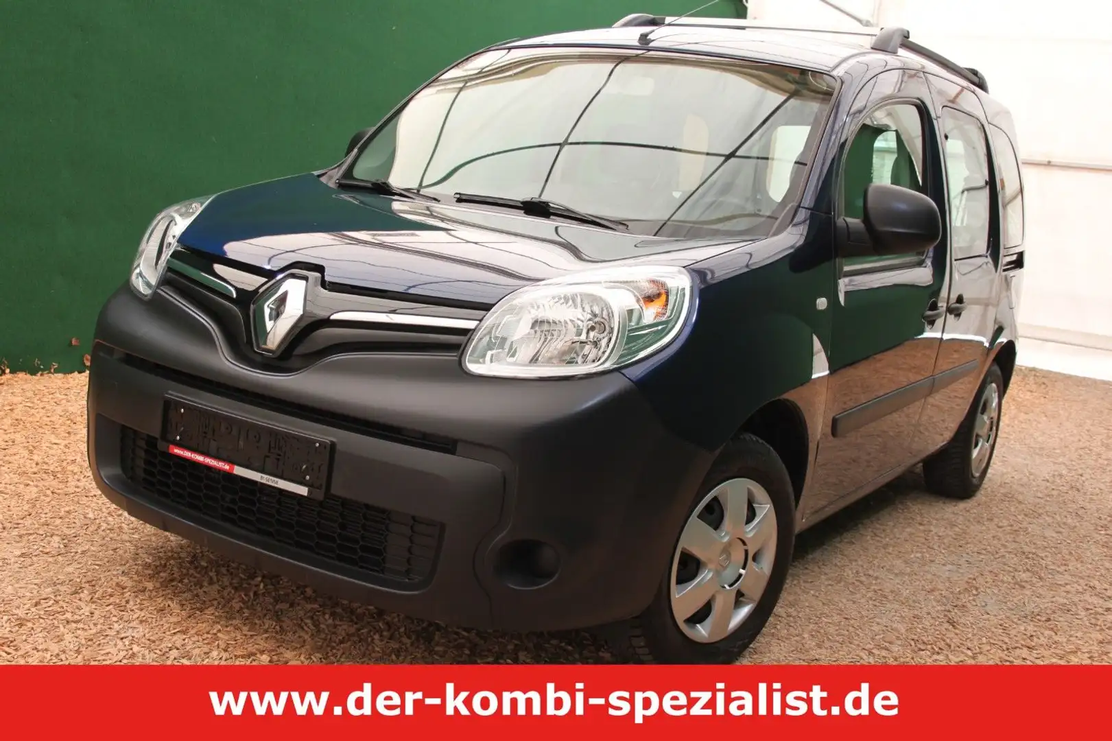 Renault Kangoo 1.2/ Klima/ Bluetooth/ AHK/ nur 42 tkm Blau - 1