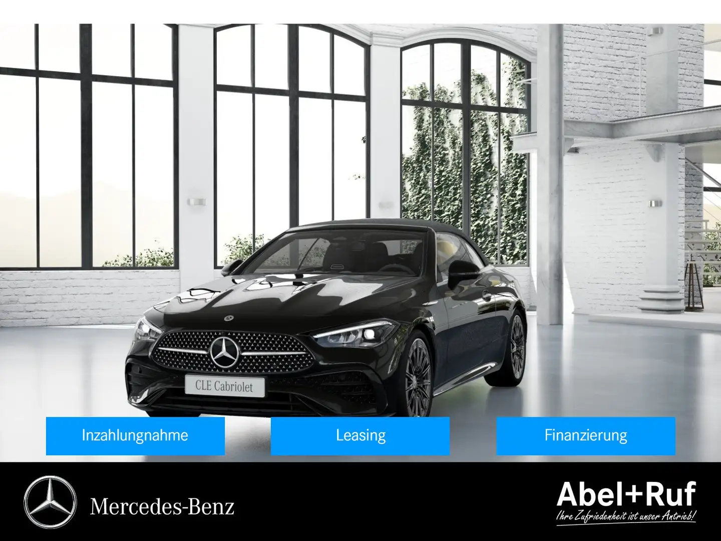 Mercedes-Benz CLE 200 Cabrio AMG+LED+NIGHT+TotW+StHz+LrHz+360° Noir - 1