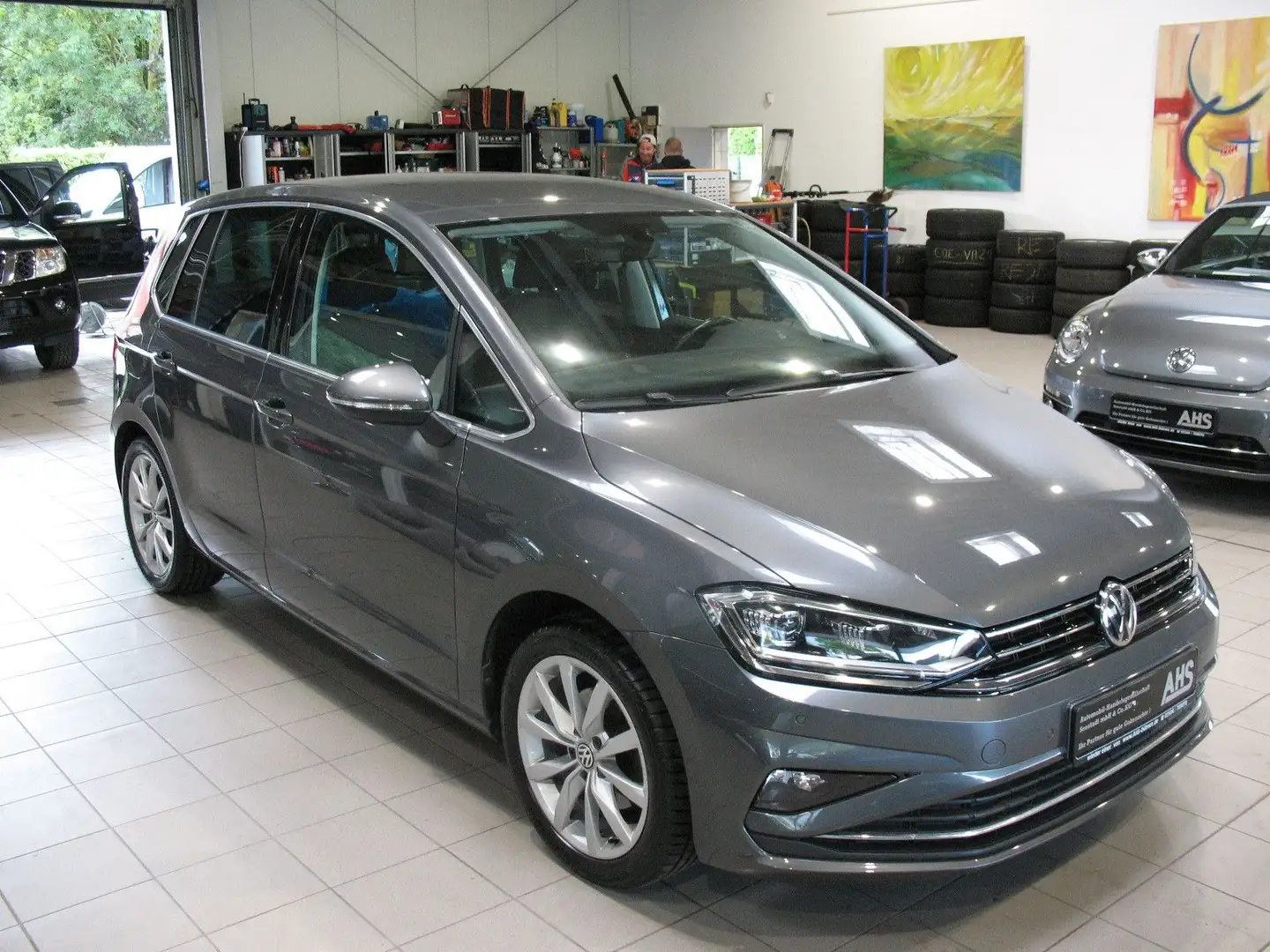 Volkswagen Golf Sportsvan 1.5 TSI ACT OPF DSG Highline *LED Grijs - 2