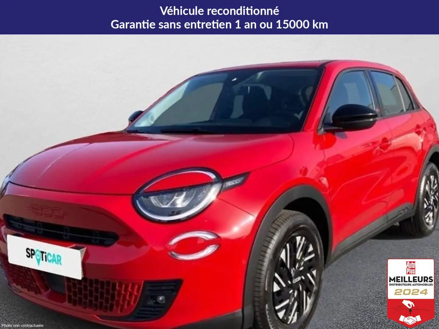 Fiat 600 54 kwh 156 ch red Kırmızı - 1