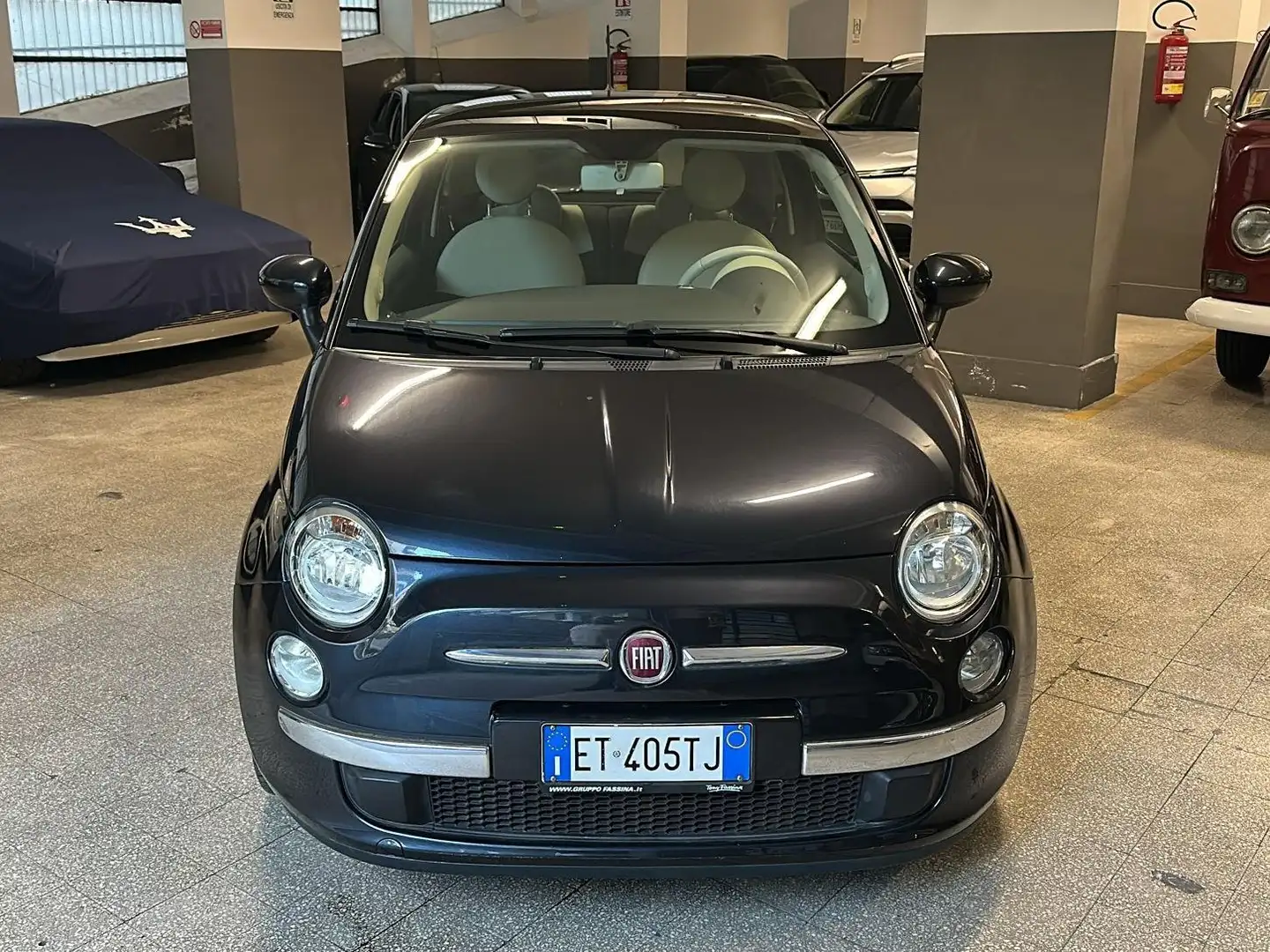 Fiat 500 500 III 1.2 Lounge 69cv E6 Zwart - 2