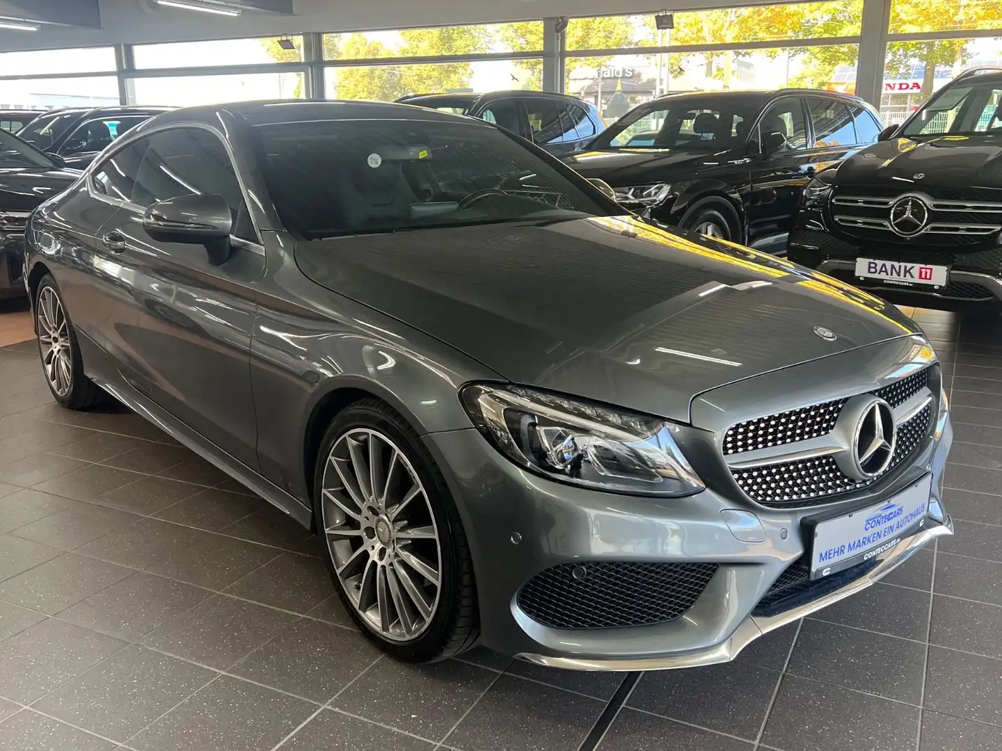 Mercedes-Benz C 220 d Coupe Artico+LED+Park+Himmel schwarz Gris - 2
