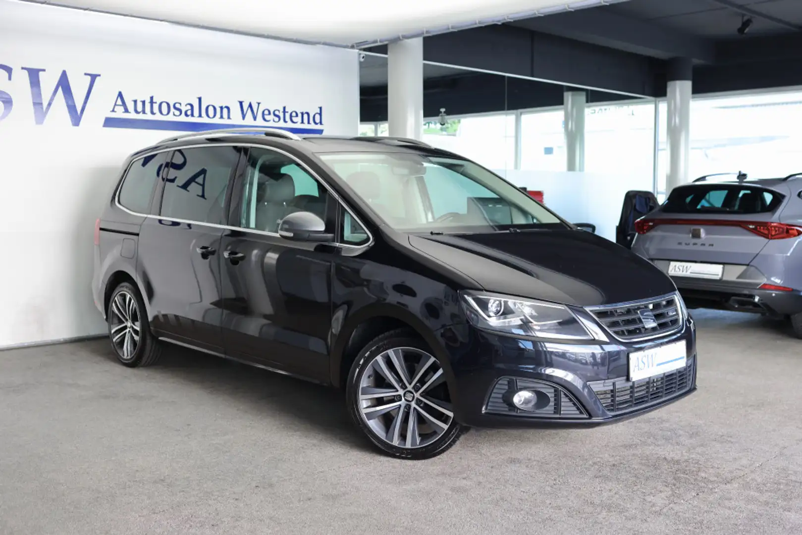 SEAT Alhambra 2,0 TDI 4DRIVE FR-LINE 7-SITZER Czarny - 1