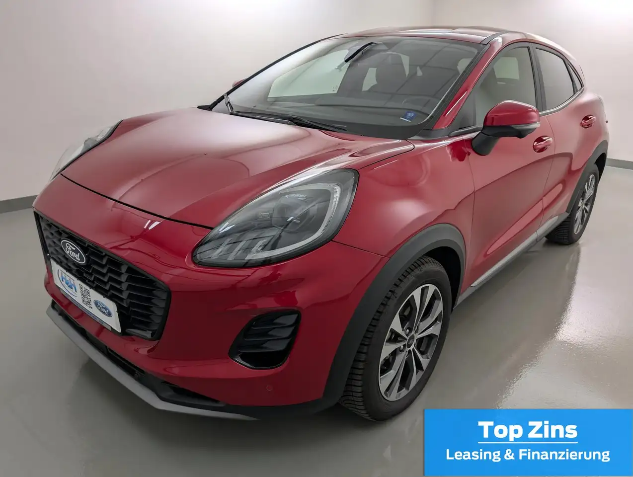 Ford Puma 1.0 M-Hybrid Aut Titanium 360°+Matrix+AHK, миниатюра 2