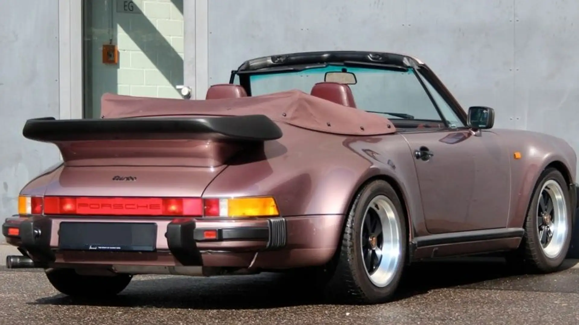 Porsche 930 3.3 Turbo Cabrio Rojo - 1