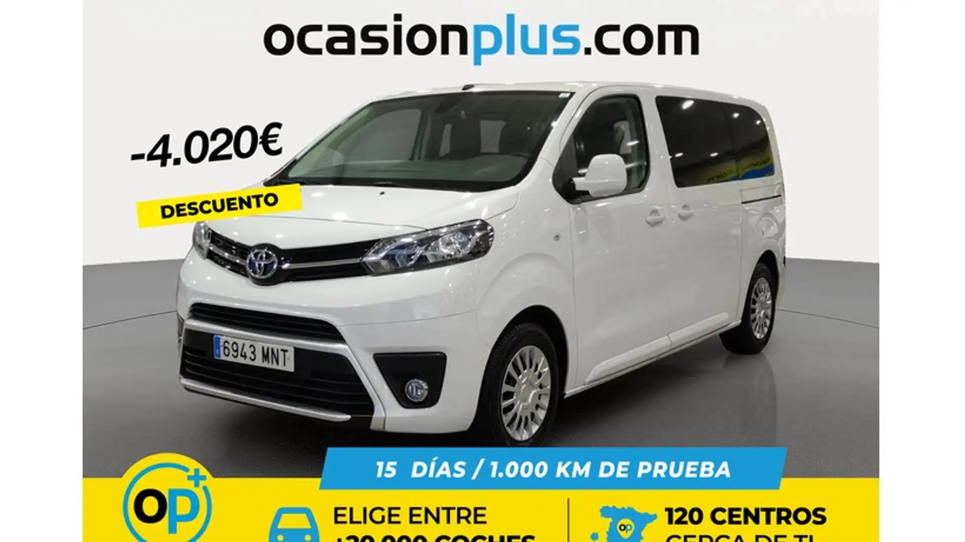 Toyota Proace Shuttle L1 2.0D 8pl. Portón VX Plus 145 Blanco - 1