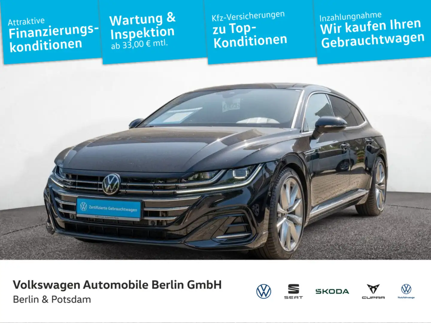 Volkswagen Arteon 1,4 l eHybrid DSG R-Line Noir - 1