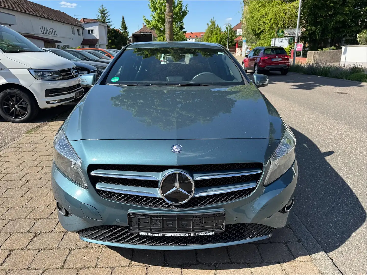 Mercedes-Benz A 180 BlueEfficieny Style Navi Teilleder Azul - 2