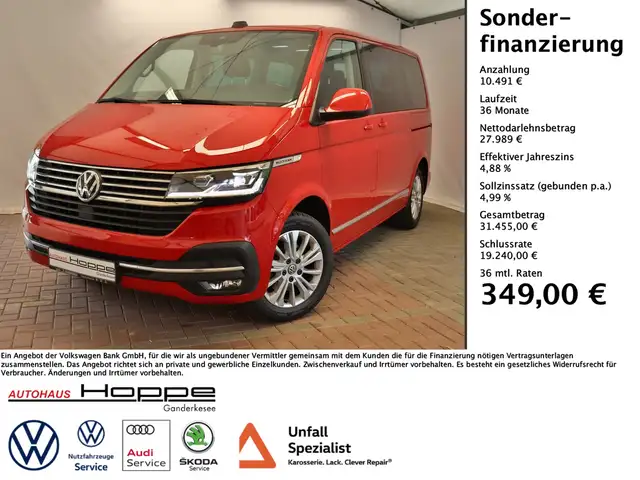 Volkswagen LT Multivan T6.1 Comfortline 2.0 l TDI+AHK+RFK+KLI...