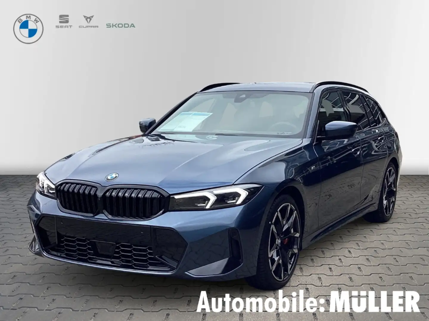 BMW 320 d Touring M Sport Mild-Hybrid EU6e  Park-Assistent Blau - 1