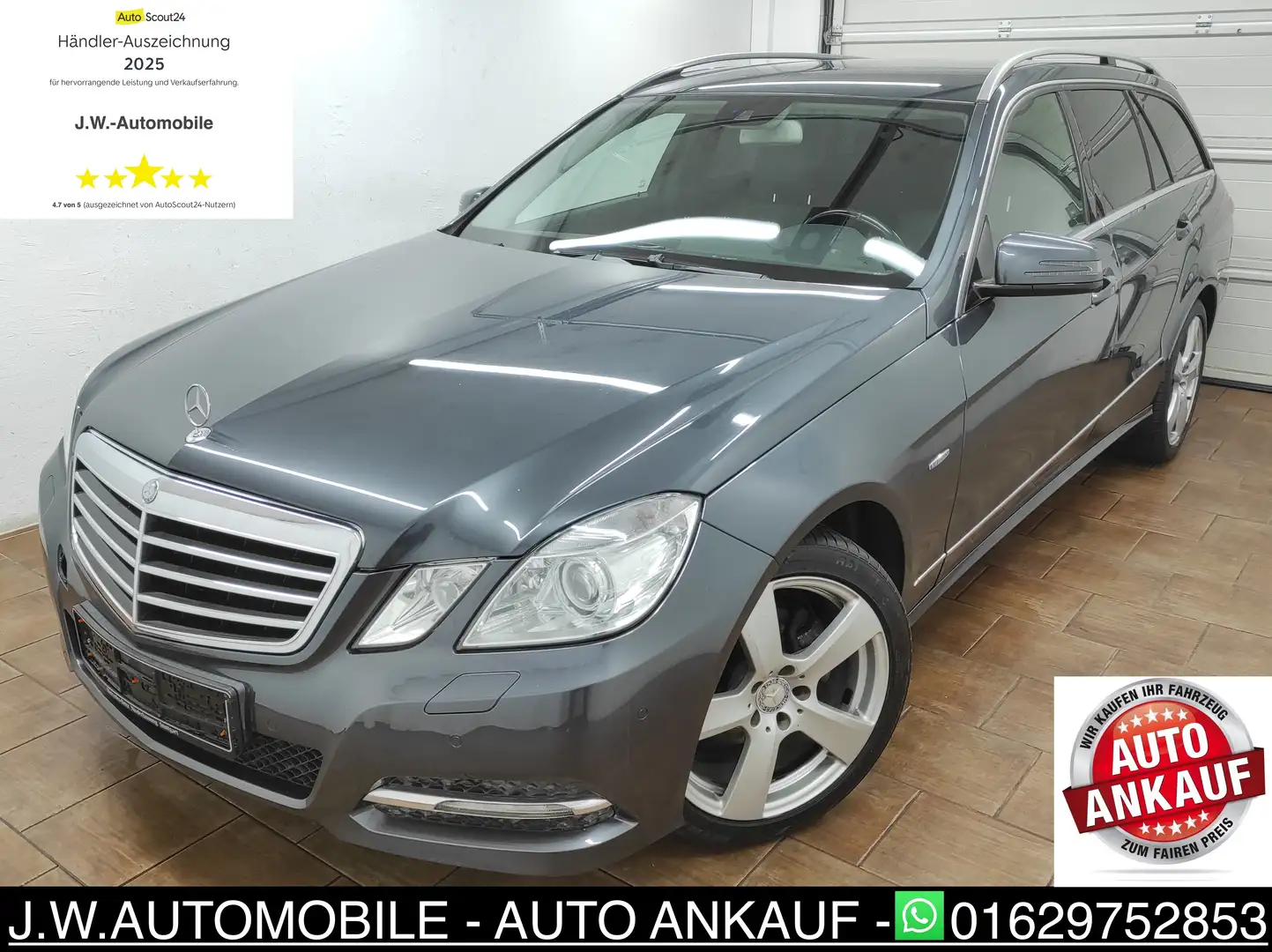 Mercedes-Benz E 220 E 220 CDI LED XENON KLIMAA TEMP BC EURO-5 PDCv+h Gri - 1