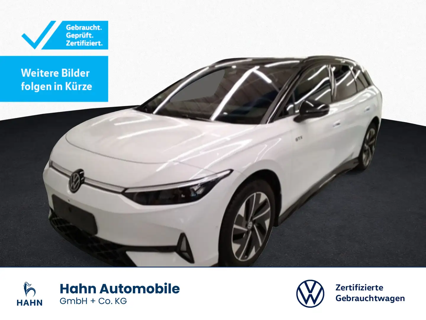 Volkswagen ID.7 Tourer GTX 4Mo Wärmepumpe  AHK Pano 360° Weiß - 1