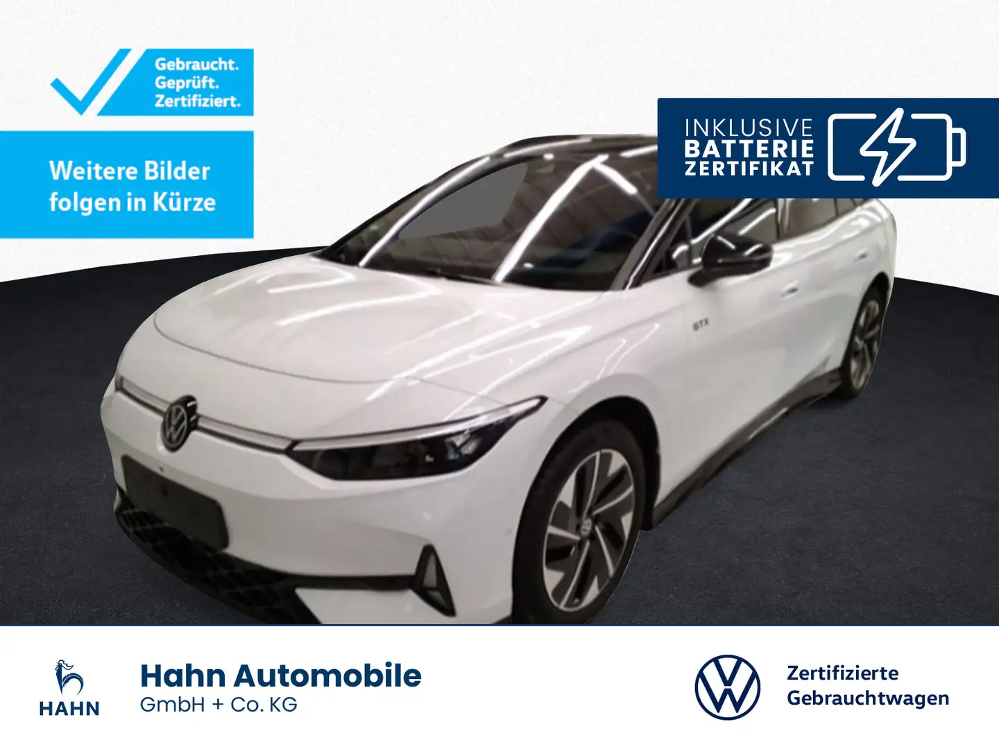 Volkswagen ID.7 Tourer GTX 4Mo Wärmepumpe  AHK Pano 360° Blanc - 1