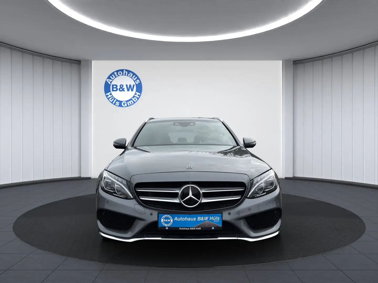 Mercedes-Benz C 250 d 4Matic*AMG*HuD*LEDER*NAVI*AHK*MEMORY* Grijs - 2