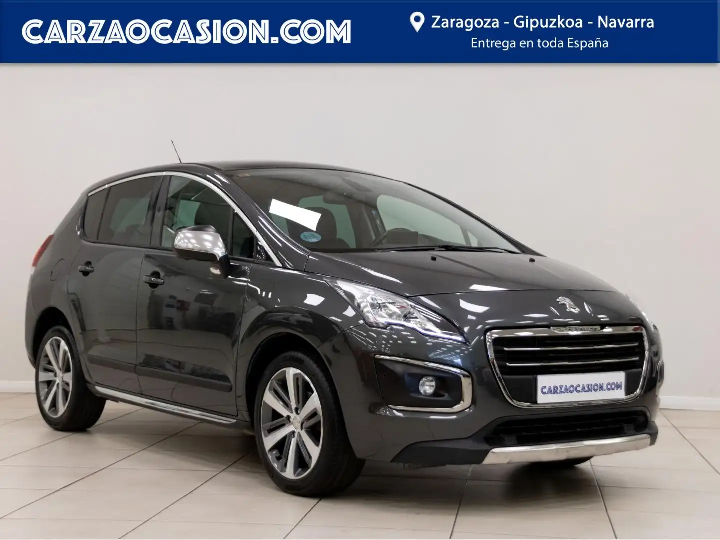 Peugeot 3008 1.6 BlueHDi Allure 120 Gris - 1