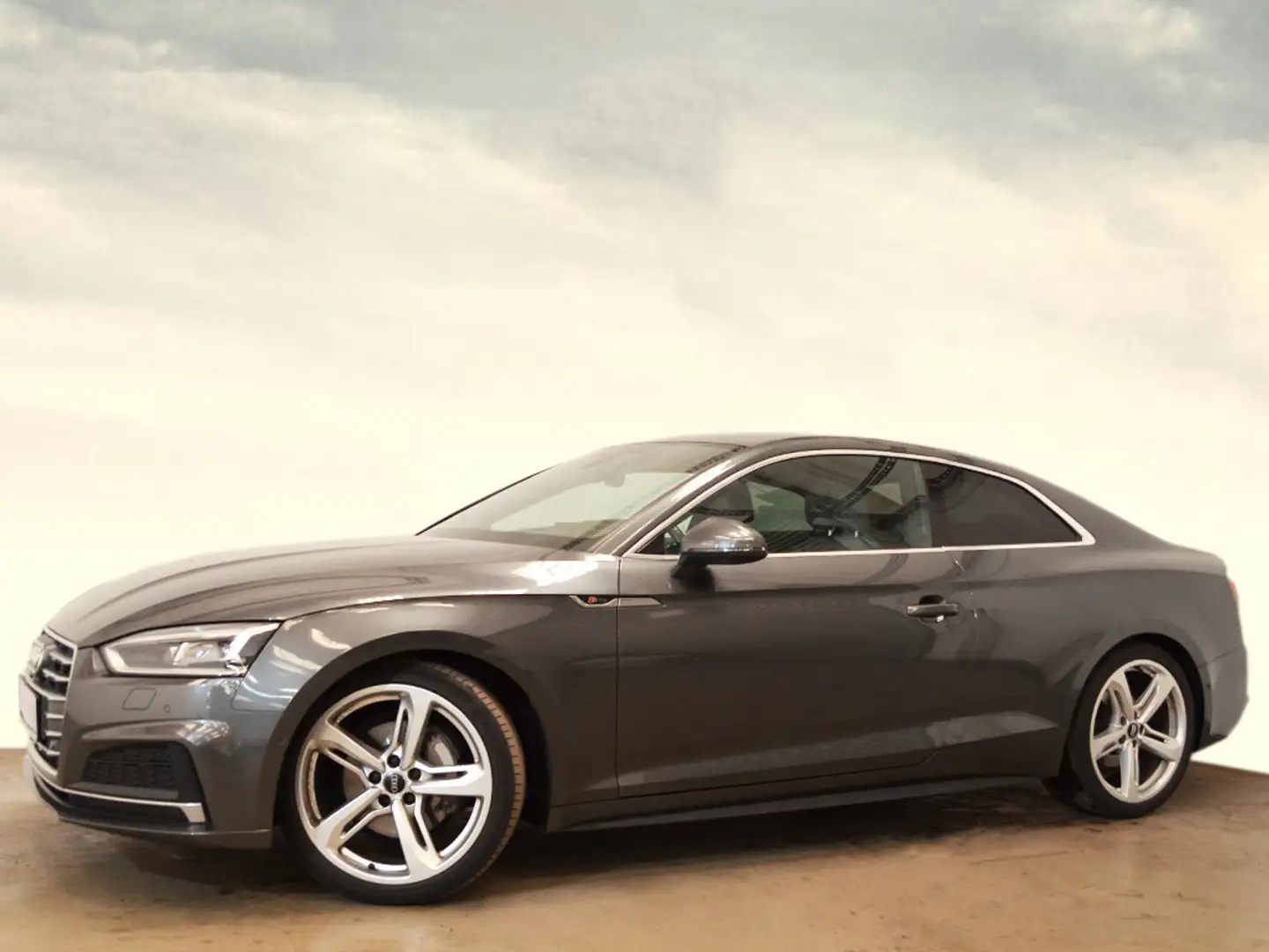 Audi A5 Coupe 3,0 TDI qu. S-LinePlus Facelift *Matrix* Gris - 2