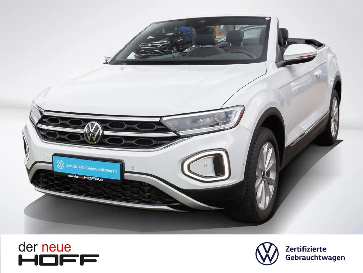 Volkswagen T-Roc Cabriolet 1.0 TSI Style LED Kamera Winterpaket All Weiß - 1