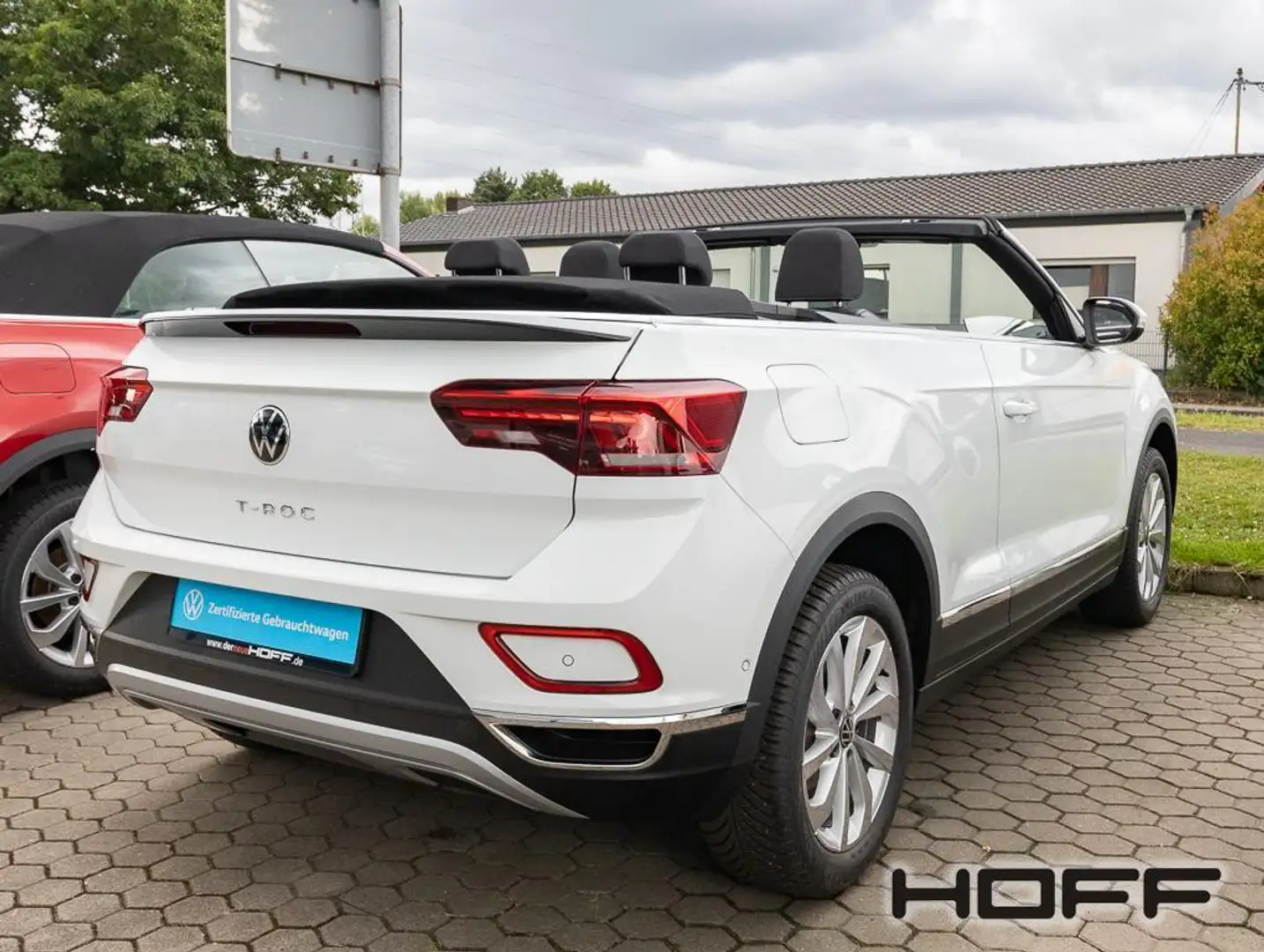 Volkswagen T-Roc Cabriolet 1.0 TSI Style LED Kamera Winterpaket All Weiß - 2