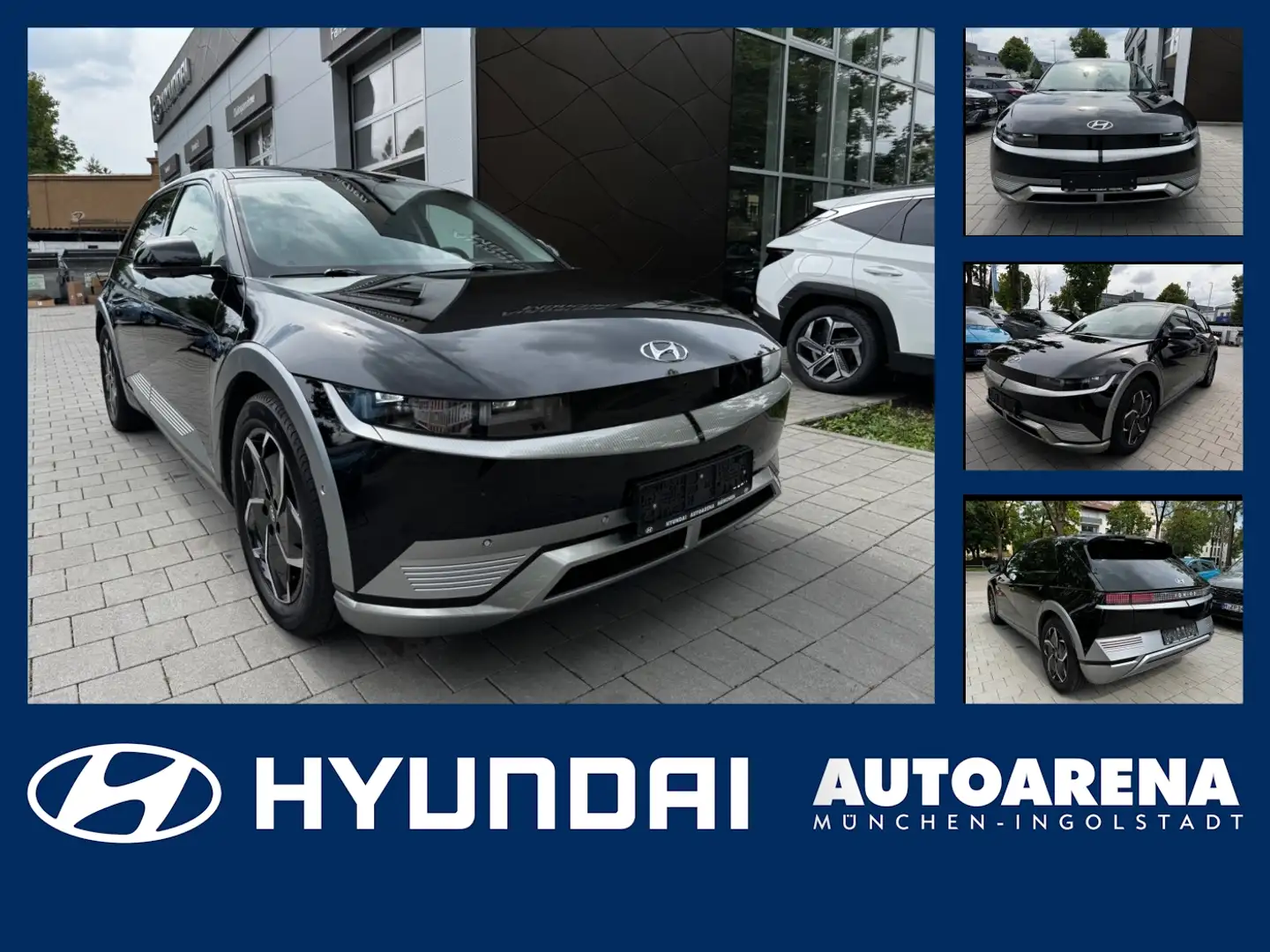 Hyundai IONIQ 5 72 Uniq Elektro Matrix 2xKlima 360 4xSHZ Schwarz - 1