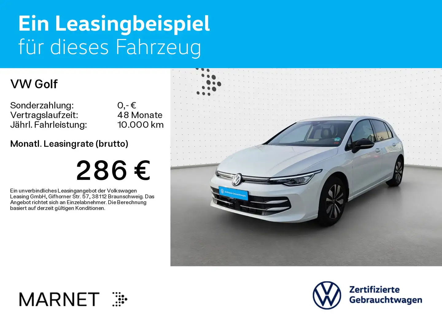 Volkswagen Golf VIII 2.0 TDI DSG GOAL*NAVI*AHK*KAMERA*SHZ*P Wit - 2