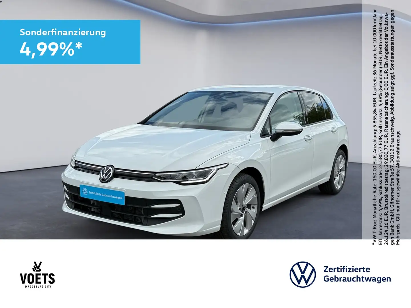 Volkswagen Golf 1,5 TSI Life NAVI+KAMERA+SITZHEIZG Blanco - 1