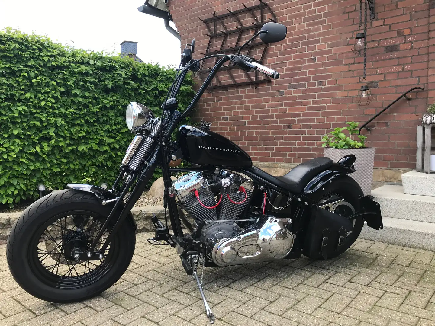 Harley-Davidson Softail Springer Costum Чёрный - 1
