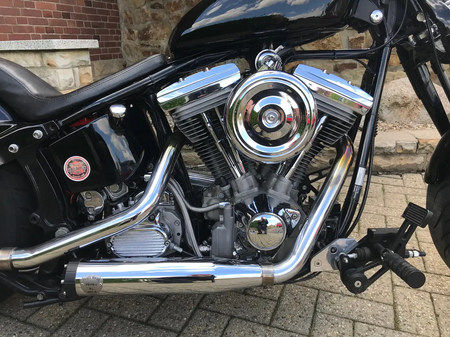 Harley-Davidson Softail Springer Costum Чёрный - 2