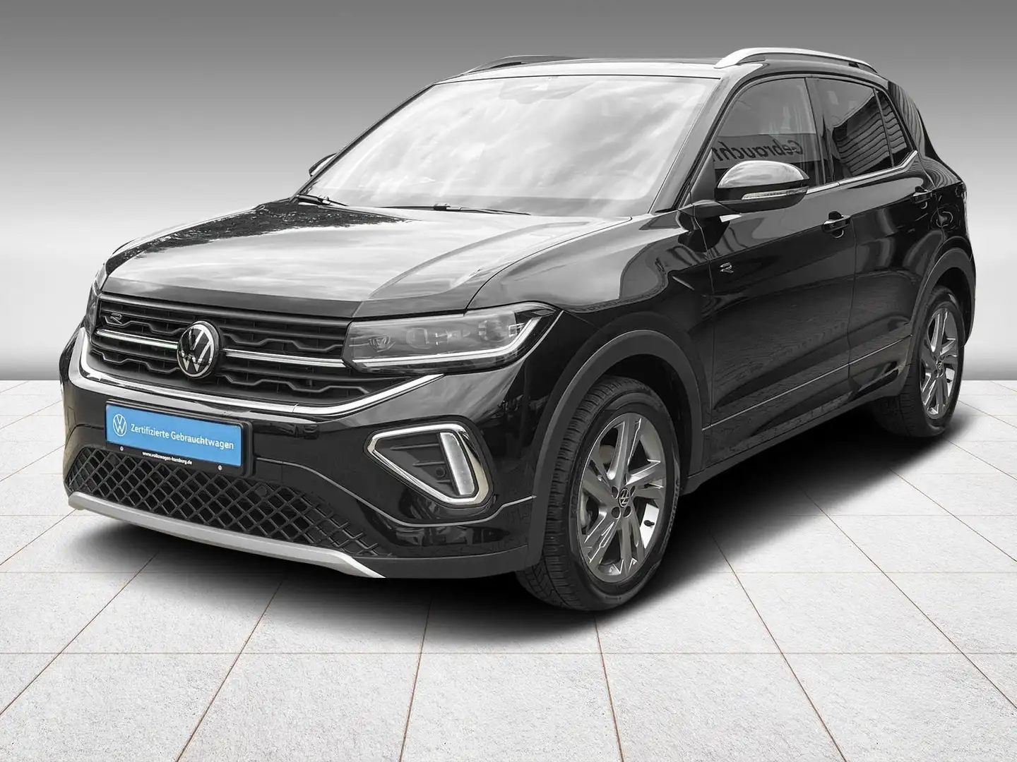Volkswagen T-Cross 1.0 TSI DSG R-Line Kamera Klima LED Navi Schwarz - 2