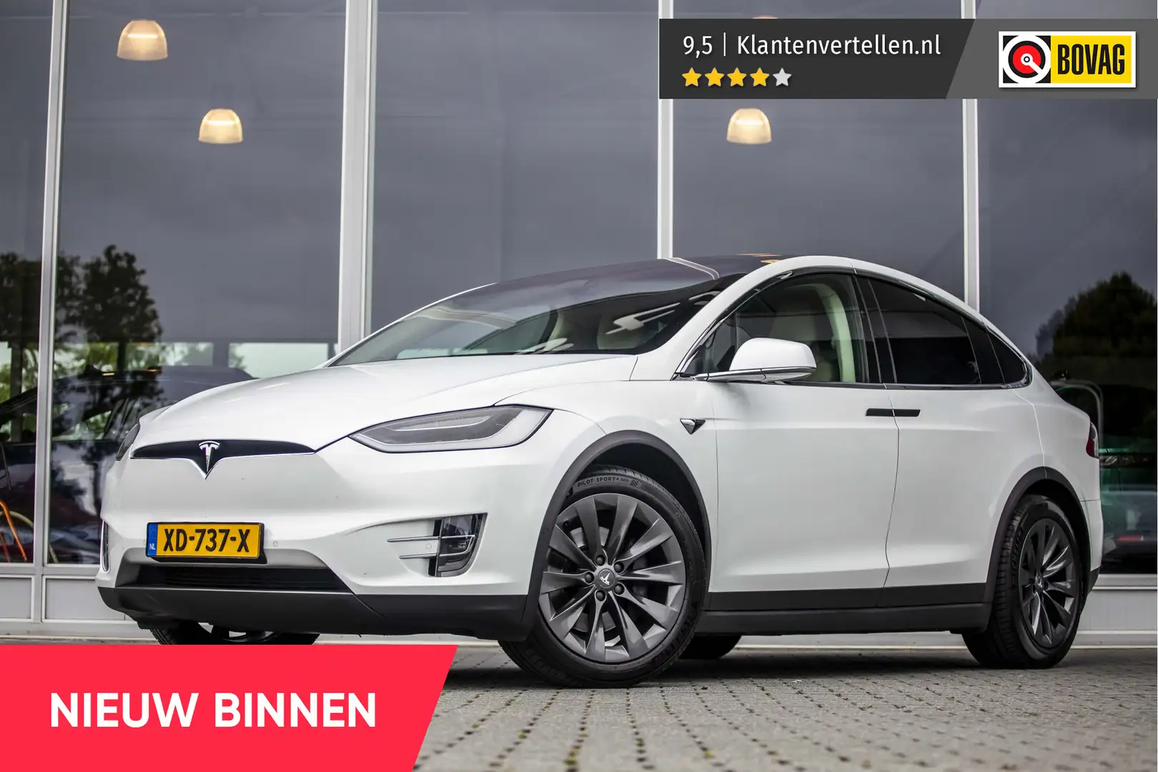 Tesla Model X 75D Base 7p. | Autopilot | 20" White - 1