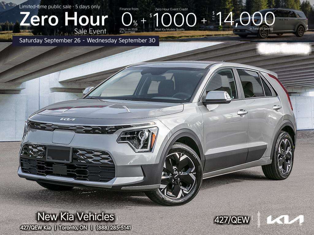 Gray 2026 Kia Niro EV SUV / Crossover Front-Wheel Drive 1-Speed Automatic