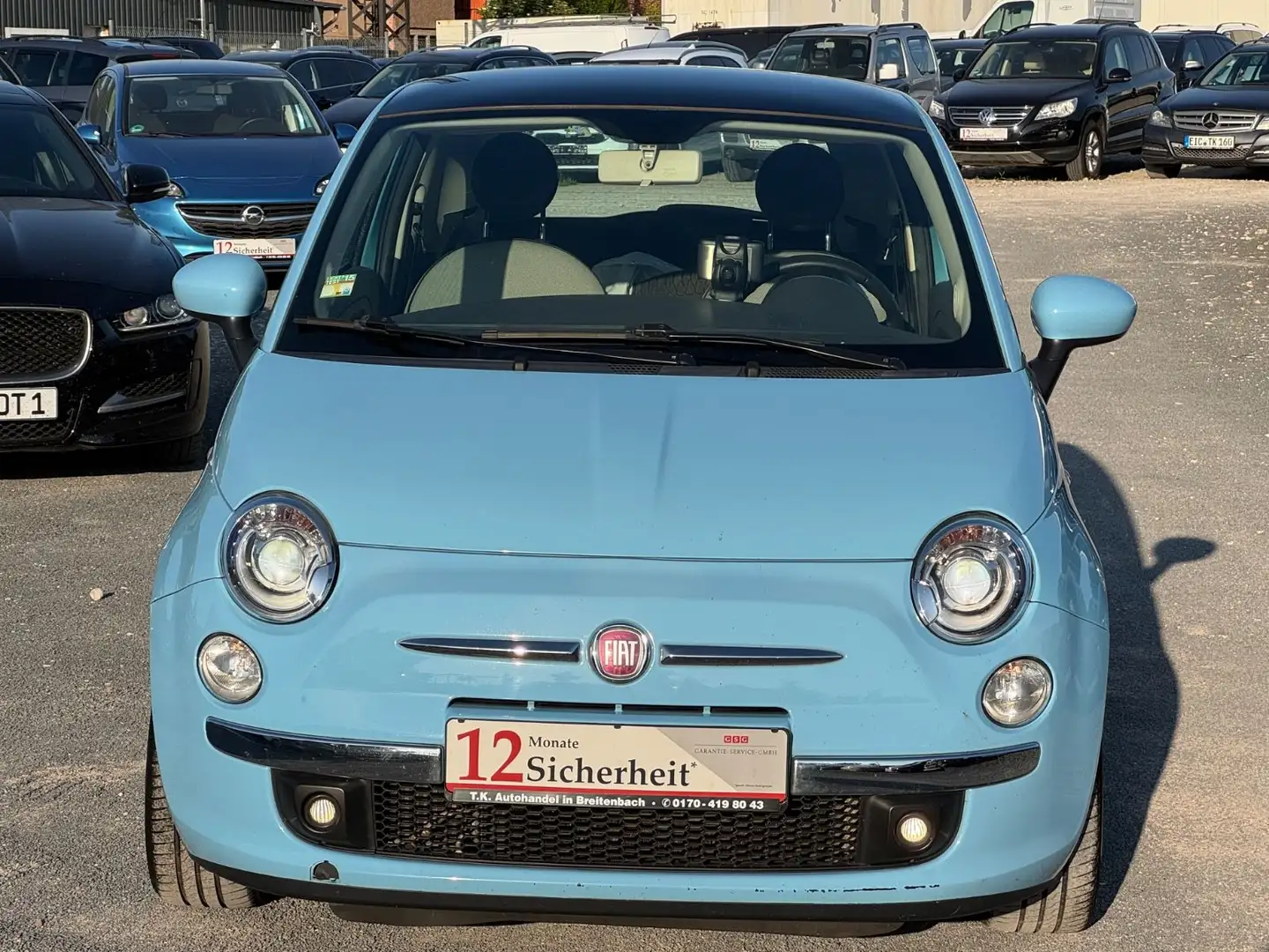 Fiat 500 /XENON/NAVI/EURO 5 Blau - 2