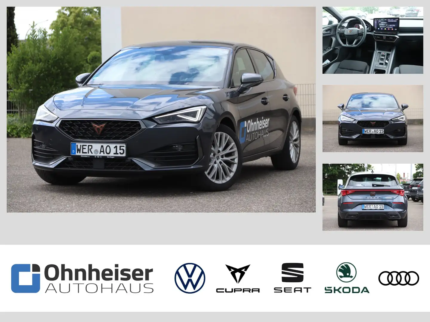 CUPRA Leon 1.5 eTSI DSG*NAVI*ACC*KAMERA*CLIMATRONIC Grau - 1