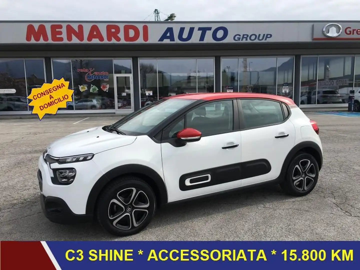 Citroen C3 PureTech 83 S&S Shine OK NEOPATENTATI Bianco - 1