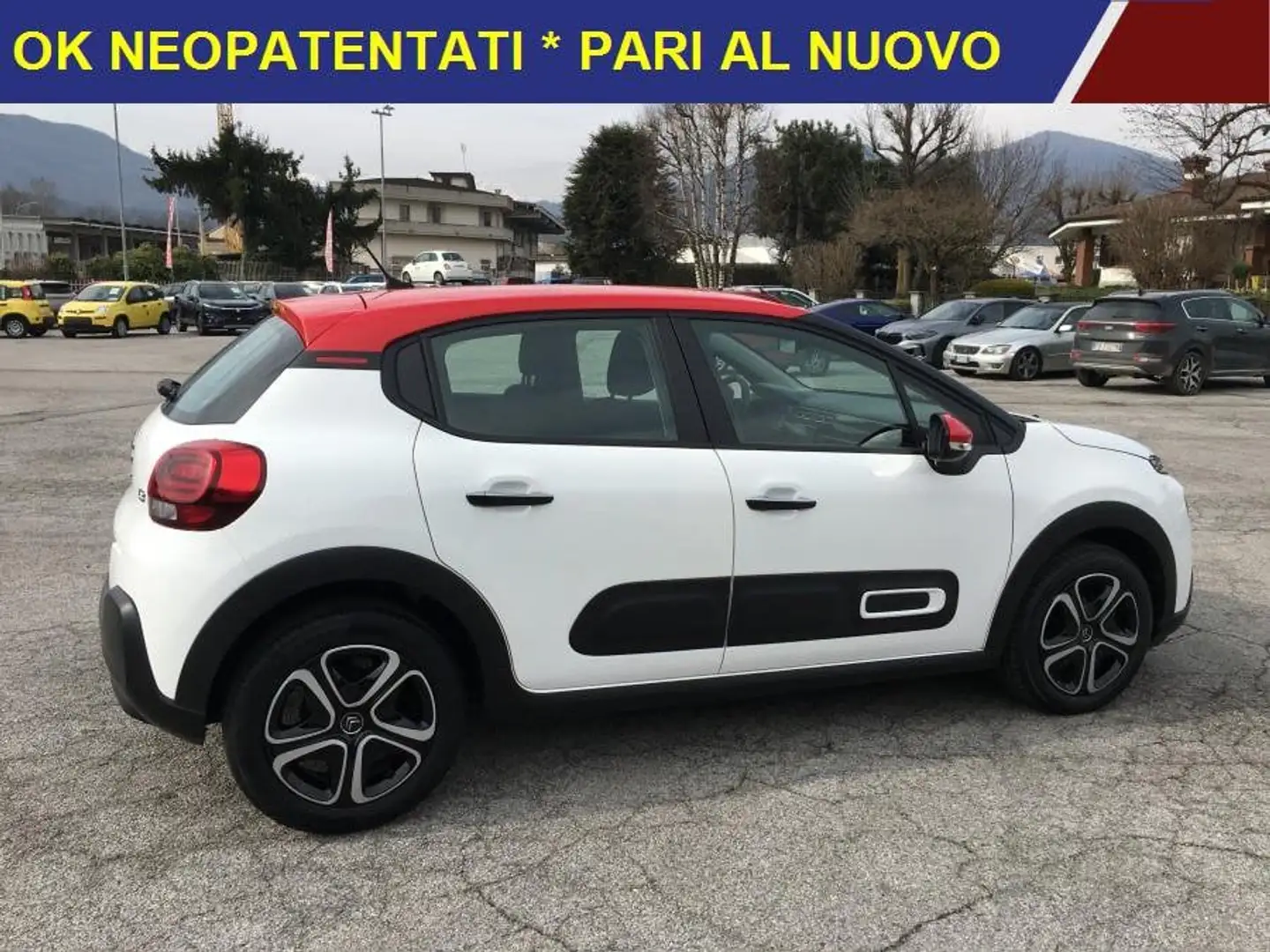 Citroen C3 PureTech 83 S&S Shine OK NEOPATENTATI Bianco - 2