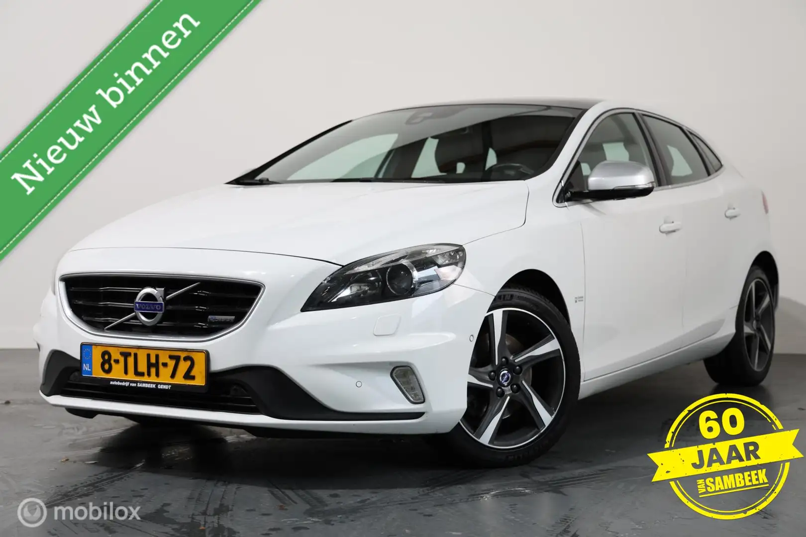 Volvo V40 1.6 T2 R-Design- DEALER ONDERHOUDEN - TOPCONDITIE Wit - 1