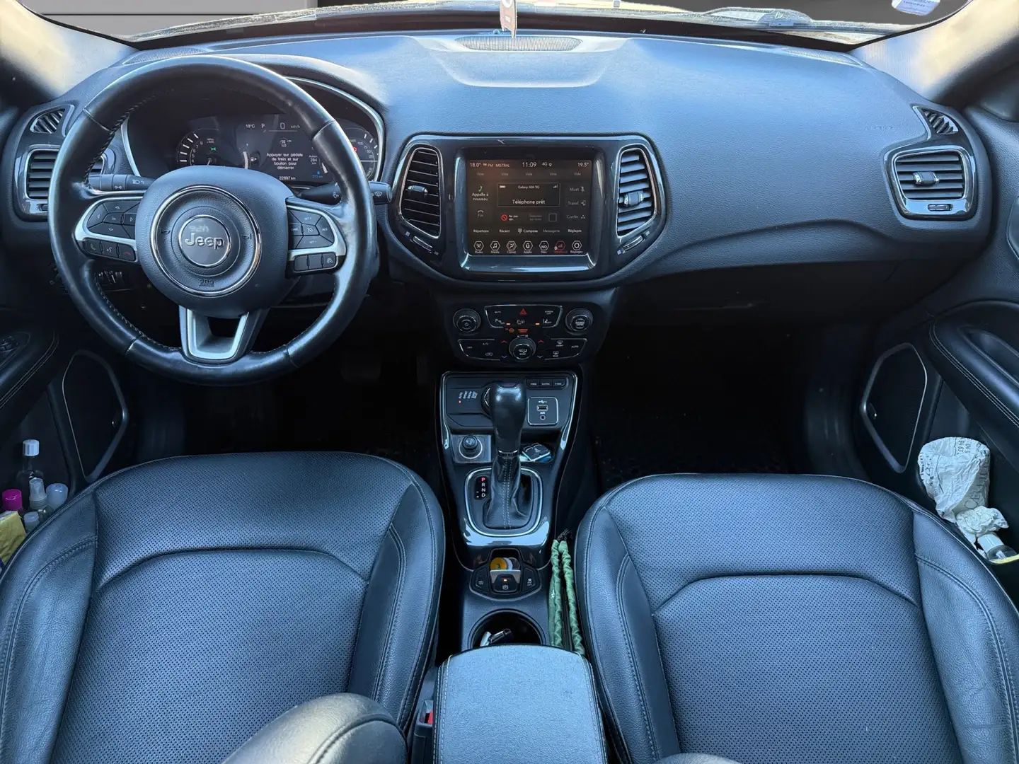 Jeep Compass Compass 1.3 PHEV T4 240 ch 4xe eAWD S Blanc - 2