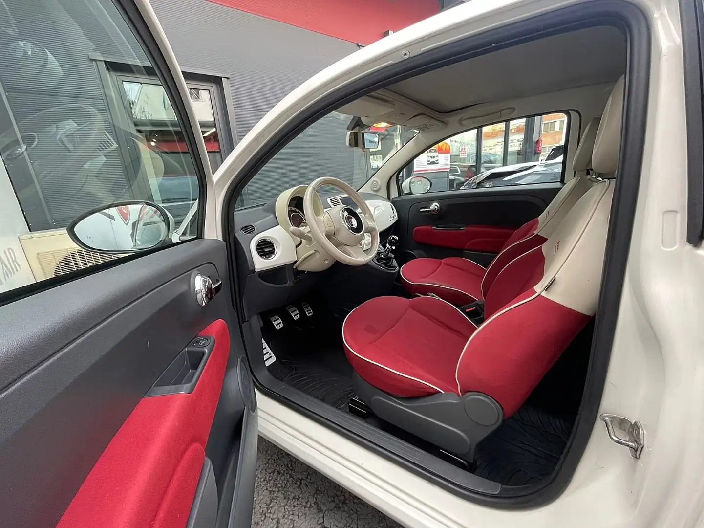 Fiat 500 Cabrio 1,2 Lounge Blanc - 2
